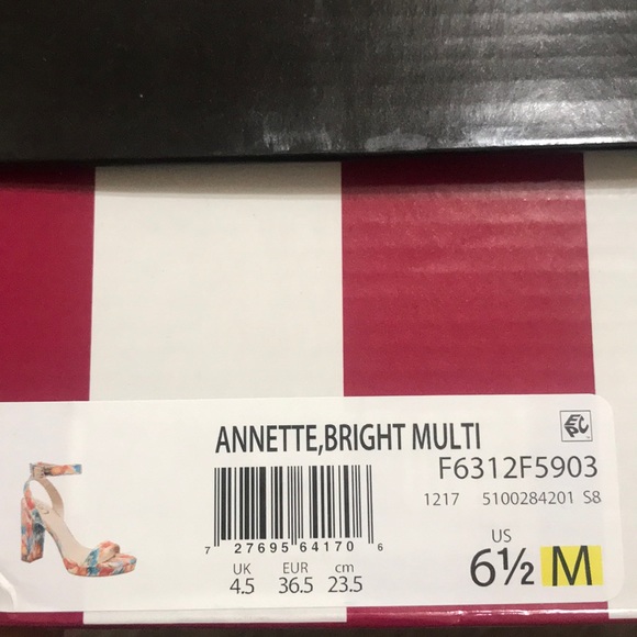 Sam Edelman, Circus. Size 6.5 Annette, Multi color - Picture 3 of 3